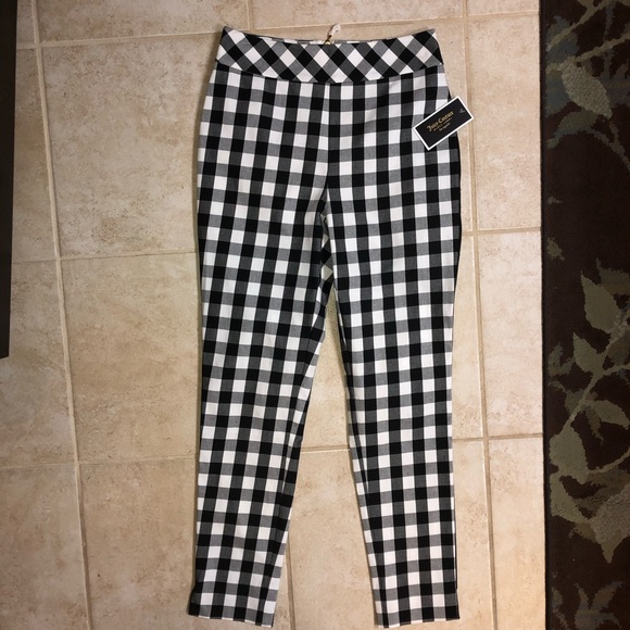 Juicy black label Couture high waisted check pants - Picture 4 of 6